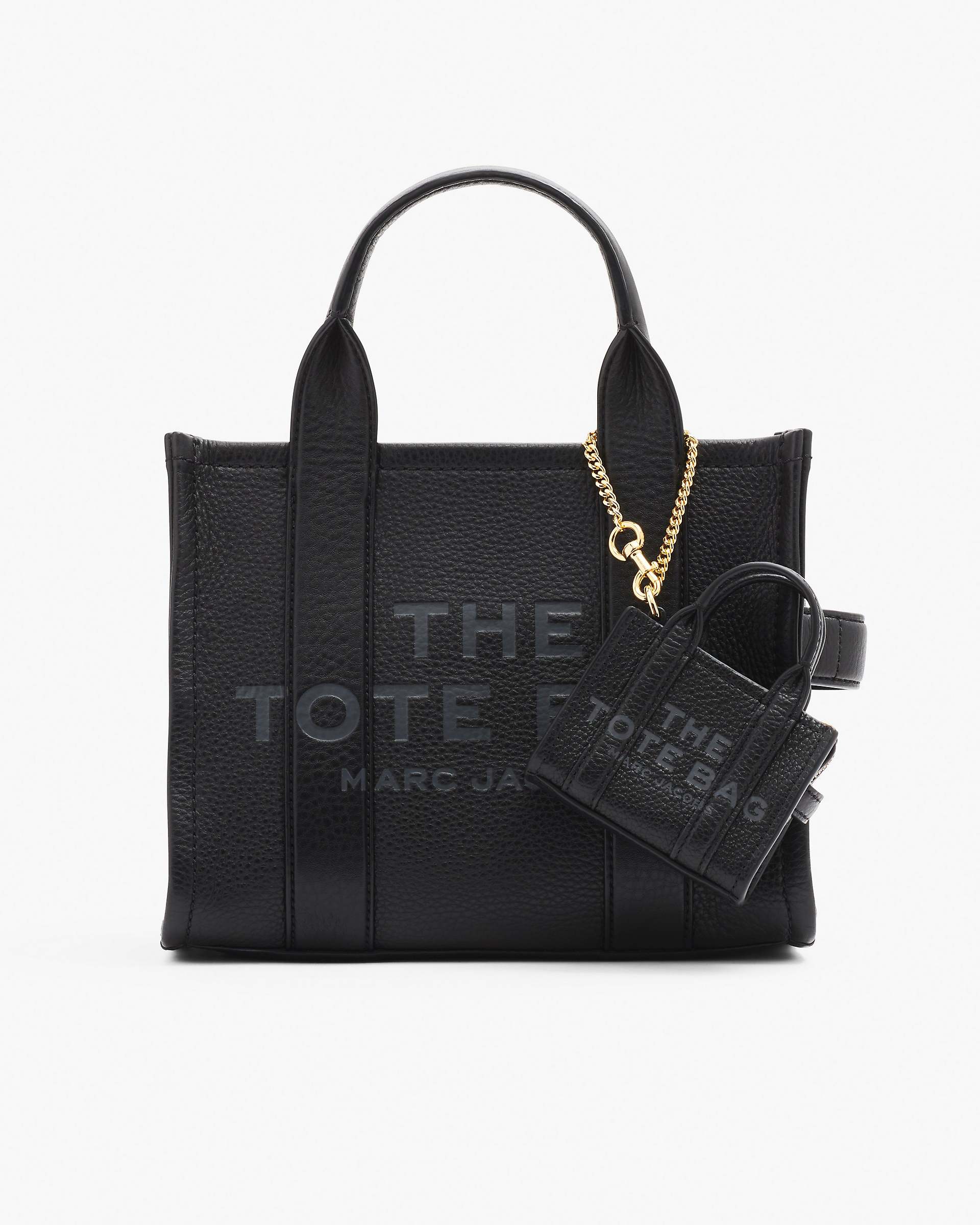 The Nano Tote Bag Charm - Black|Black | Marc Jacobs discount