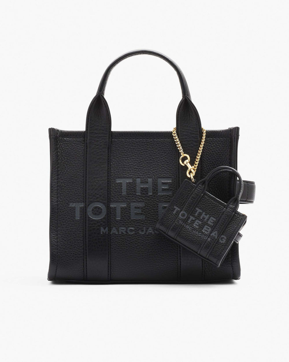 The Nano Tote Bag Charm - Black|Black | Marc Jacobs discount