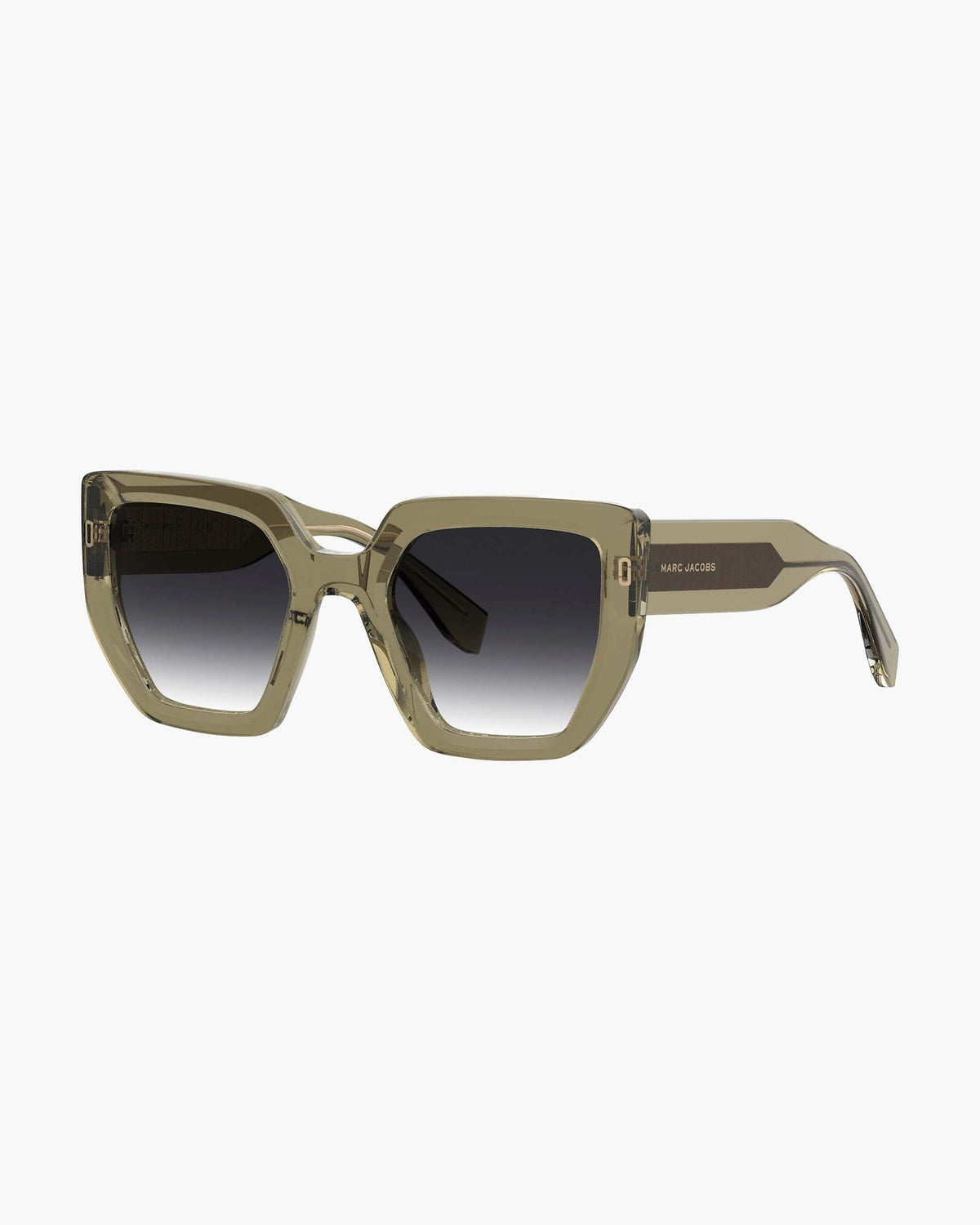 The J Marc Square Sunglasses - Olive | Marc Jacobs sale