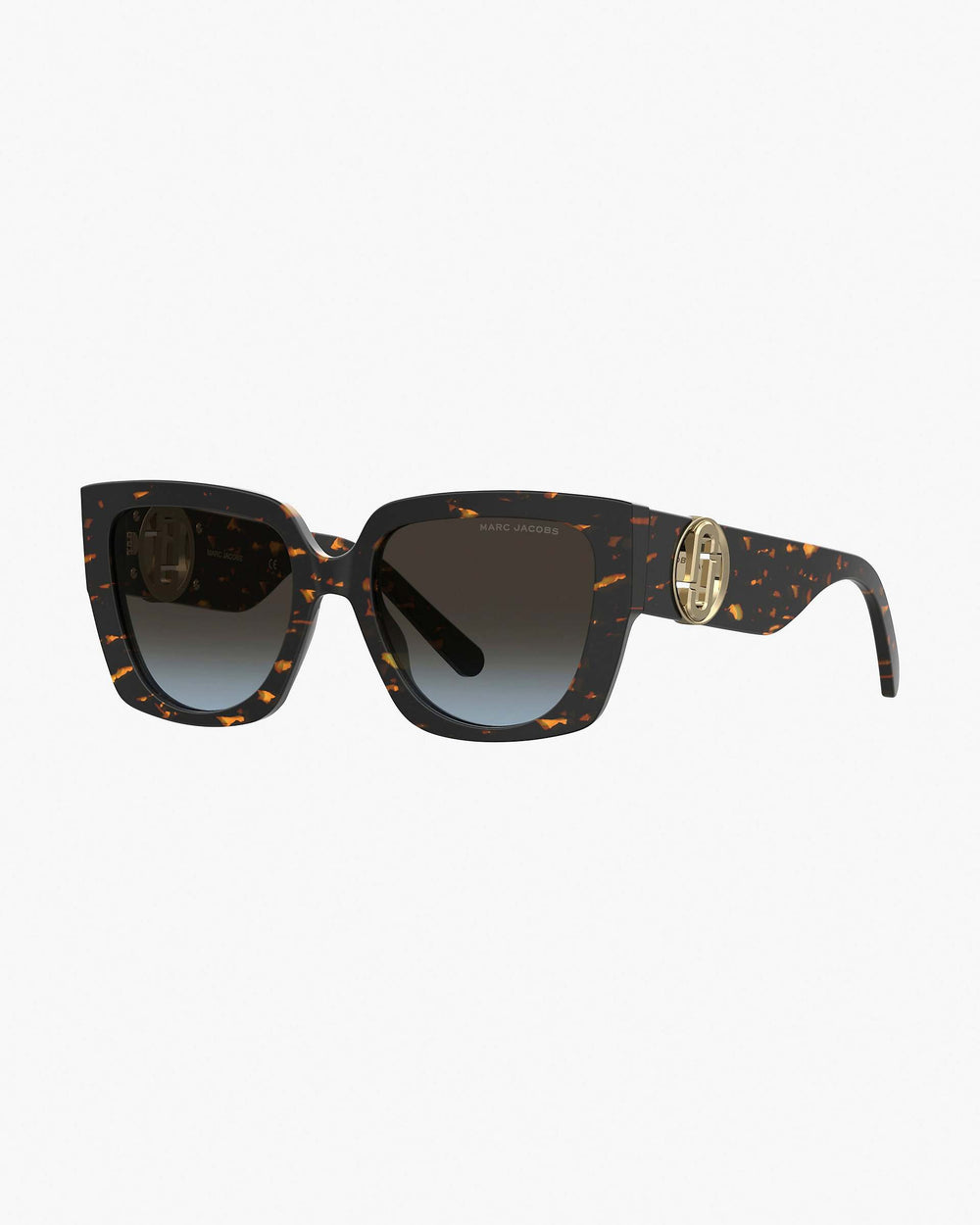 The J Marc Square Cutout Sunglasses - Havana | Marc Jacobs for sale