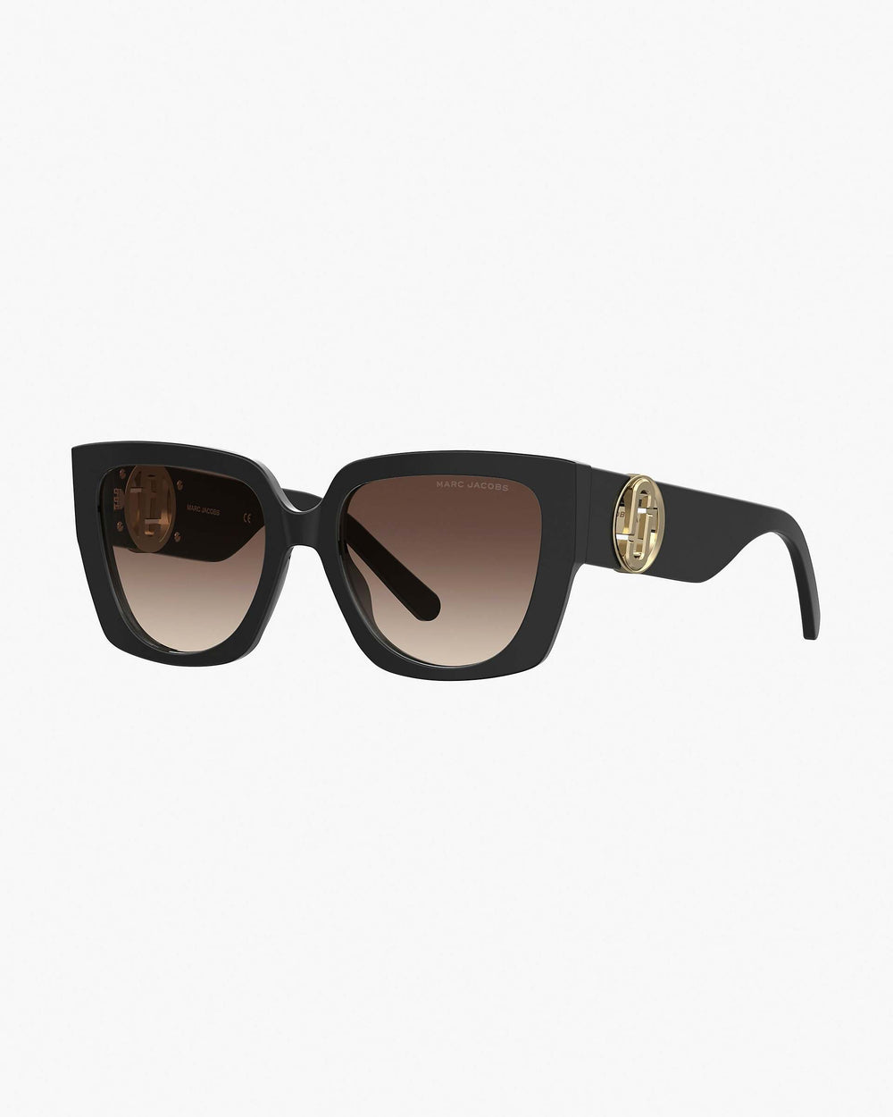 The J Marc Square Cutout Sunglasses - Black | Marc Jacobs on sale