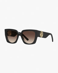 The J Marc Square Cutout Sunglasses - Black | Marc Jacobs on sale
