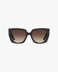 The J Marc Square Cutout Sunglasses - Black | Marc Jacobs on sale