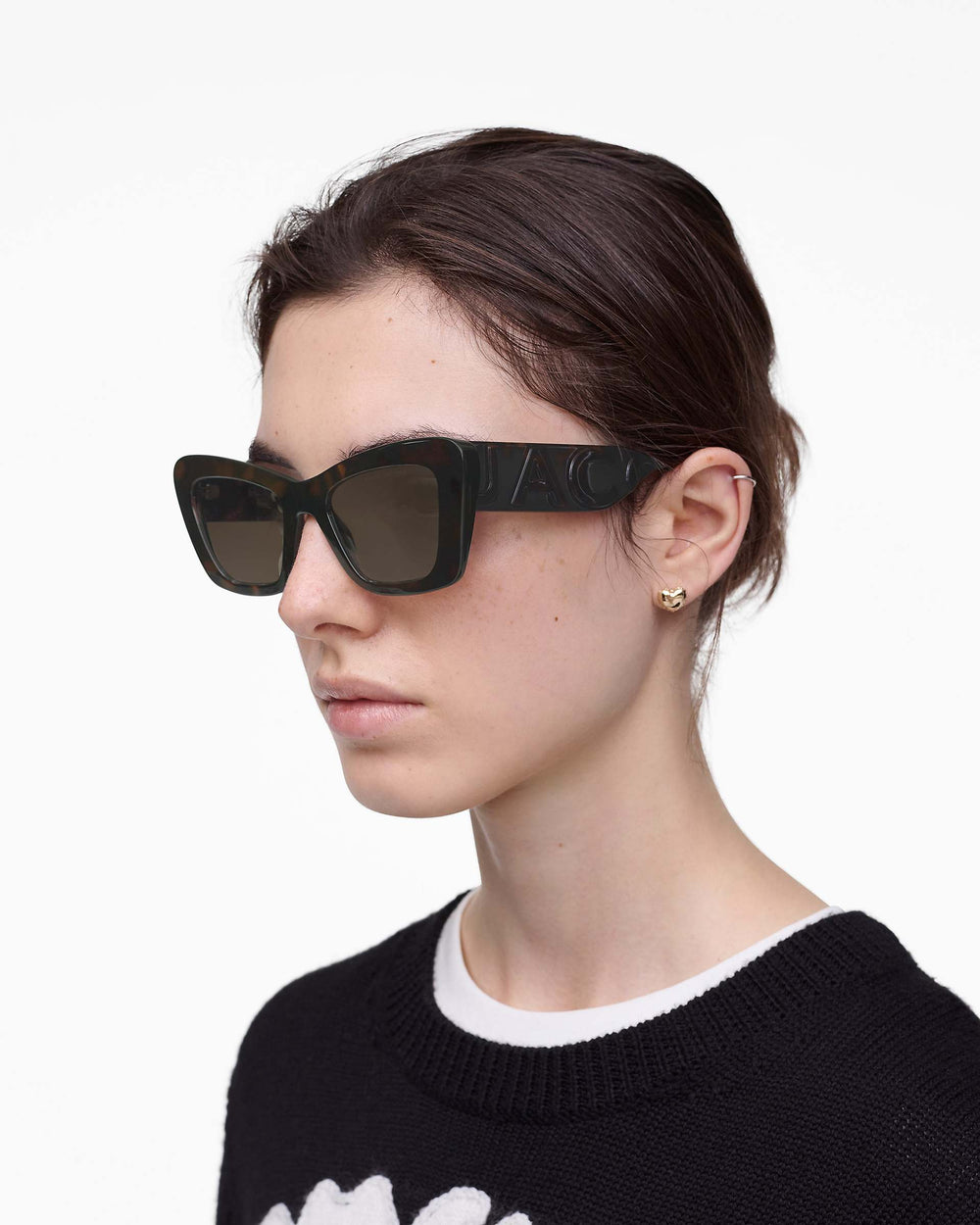 The Bold Logo Cat Eye Sunglasses - Havana | Marc Jacobs online