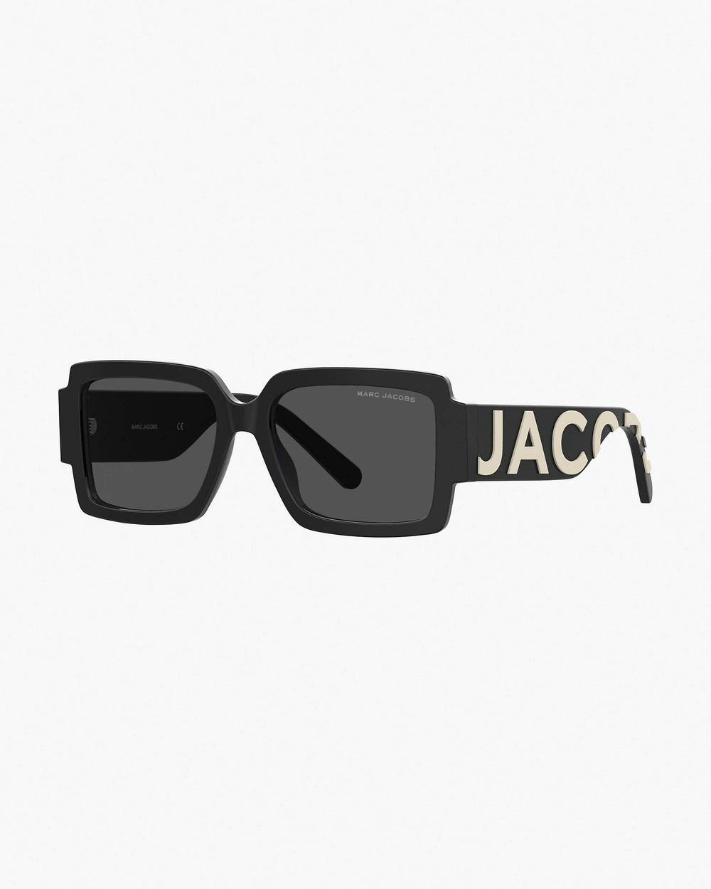 The Marc Jacobs Bold Logo Square Sunglasses - Black/White | Marc Jacobs discount