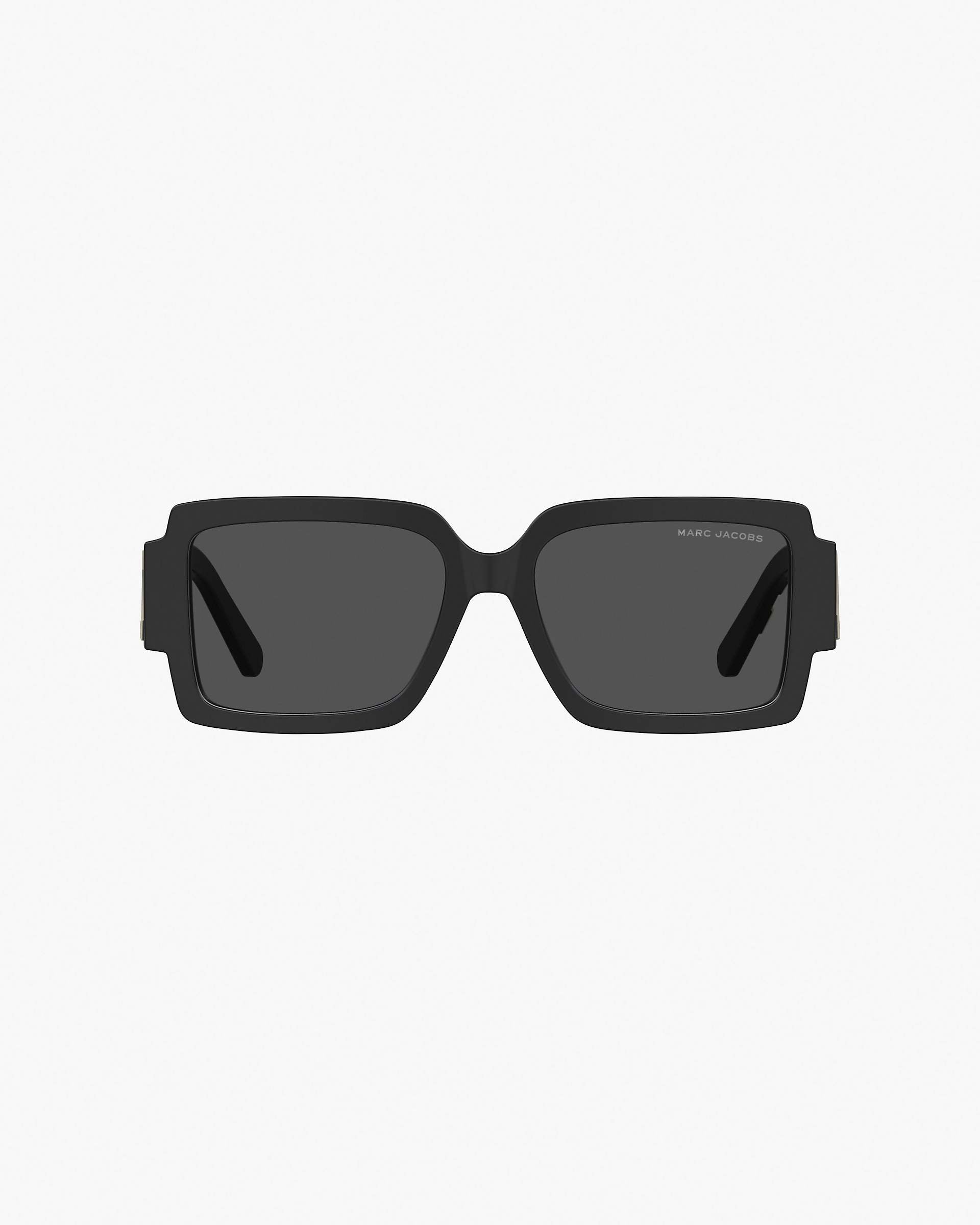 The Marc Jacobs Bold Logo Square Sunglasses - Black/White | Marc Jacobs discount