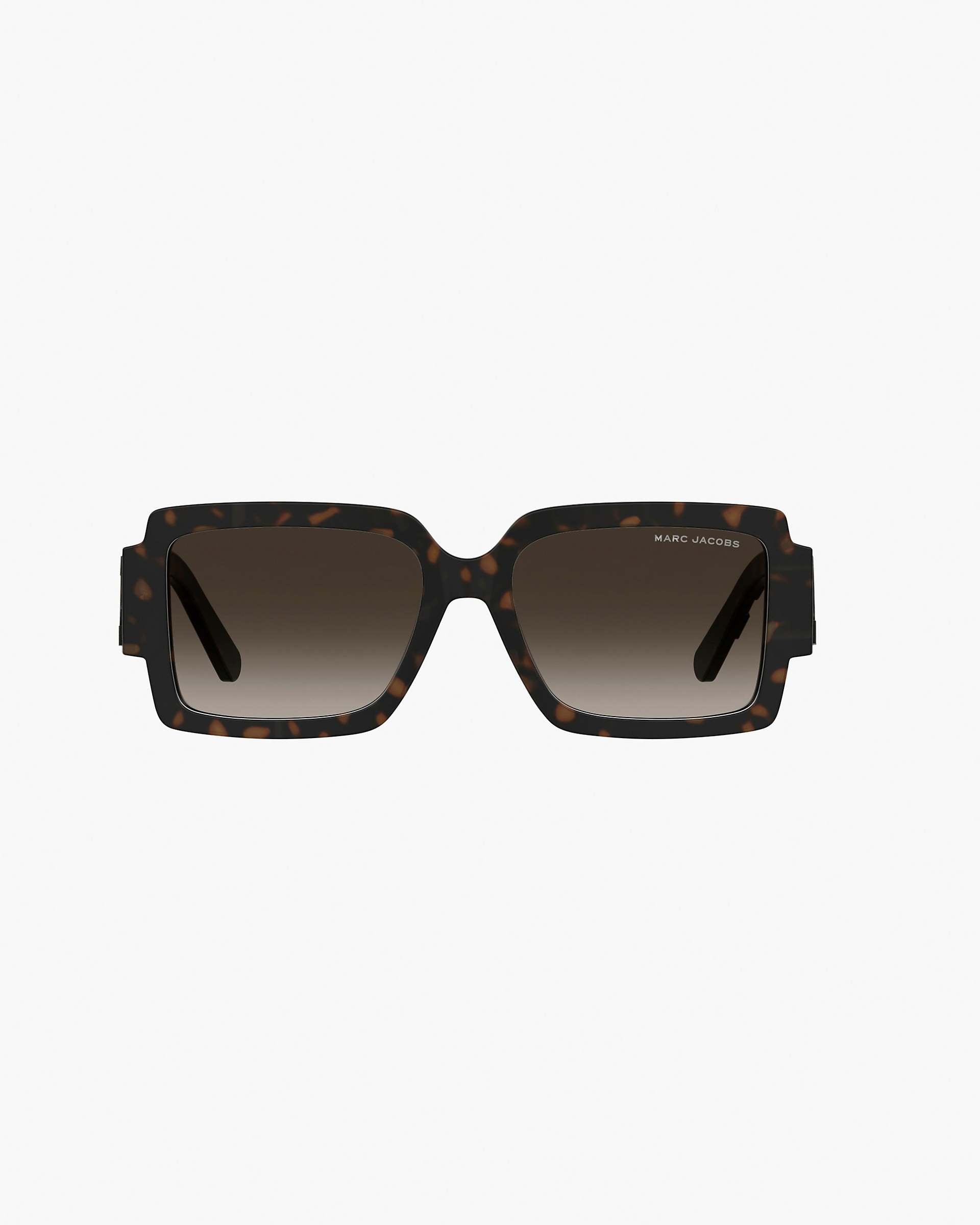The Marc Jacobs Bold Logo Square Sunglasses - Havana | Marc Jacobs online
