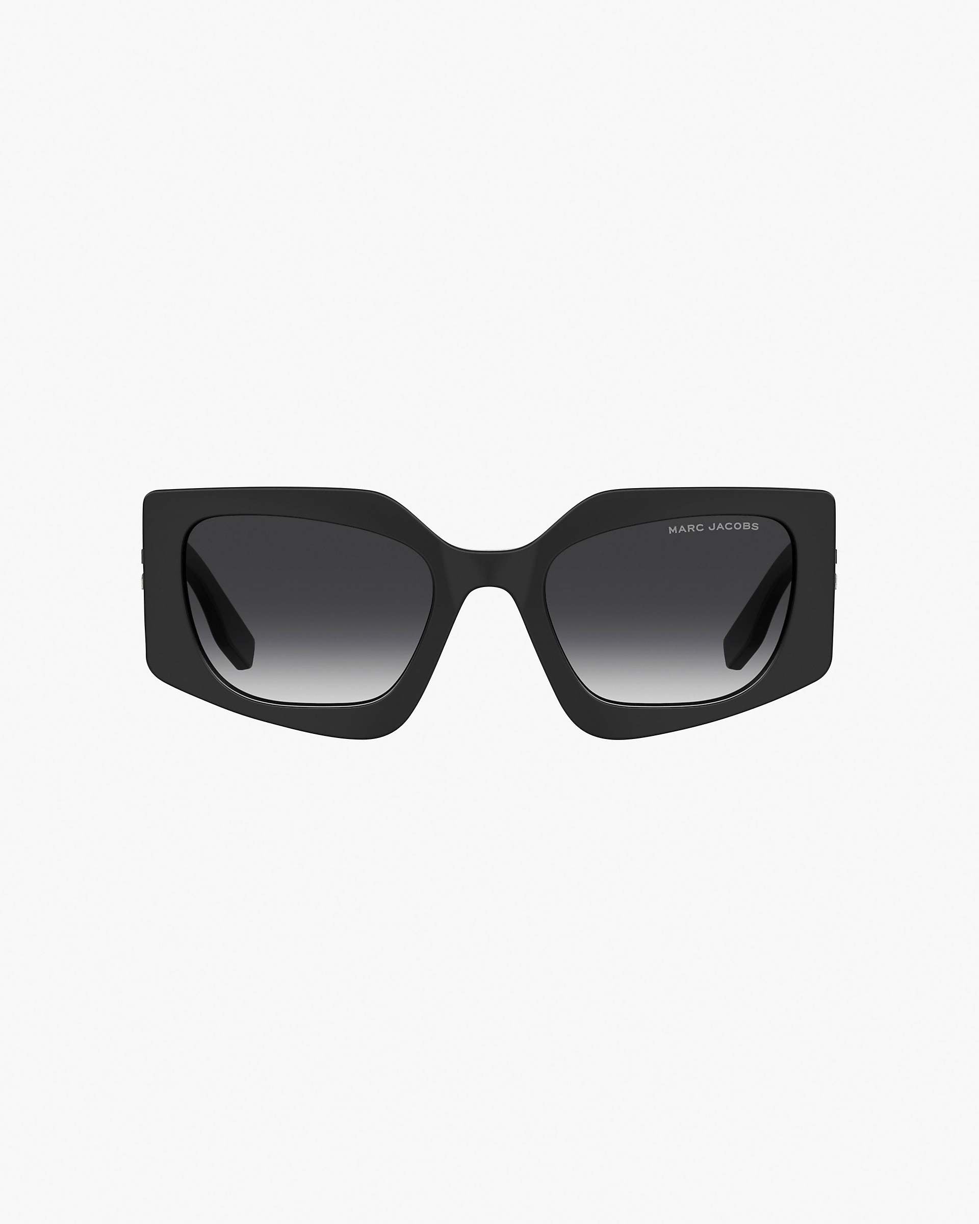 The Square Cat Eye Sunglasses - Black | Marc Jacobs on sale