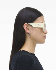 The Square Cat Eye Sunglasses - Ivory | Marc Jacobs US