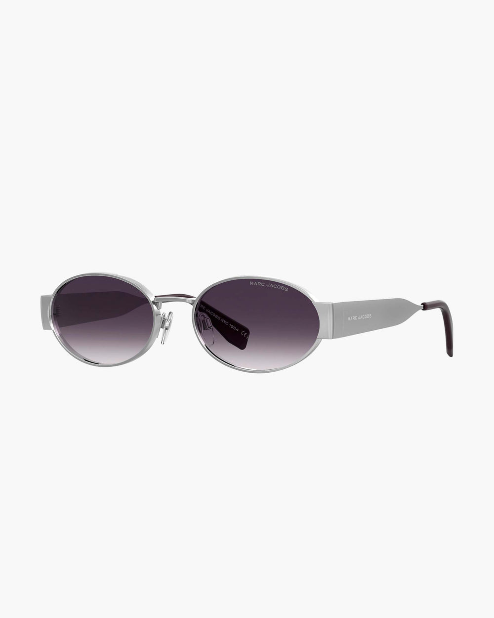 The Classic Logo Round Sunglasses - Silver | Marc Jacobs on sale