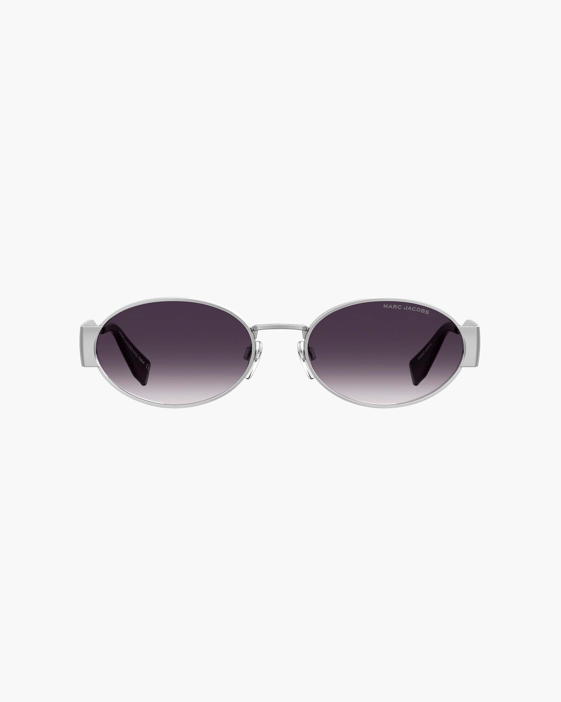 The Classic Logo Round Sunglasses - Silver | Marc Jacobs on sale