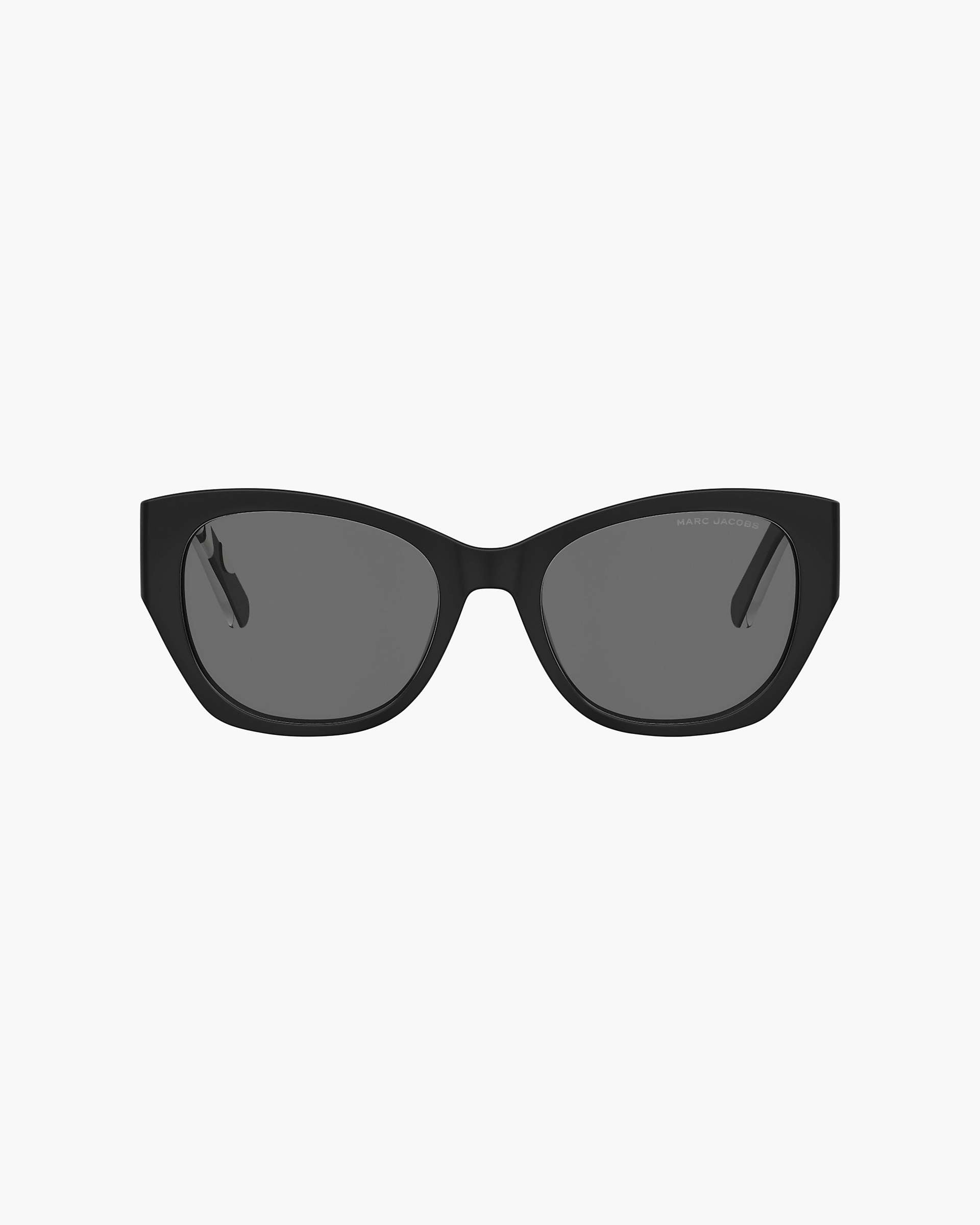 The Bold Logo Square Cat Eye Sunglasses - Black/White | Marc Jacobs online