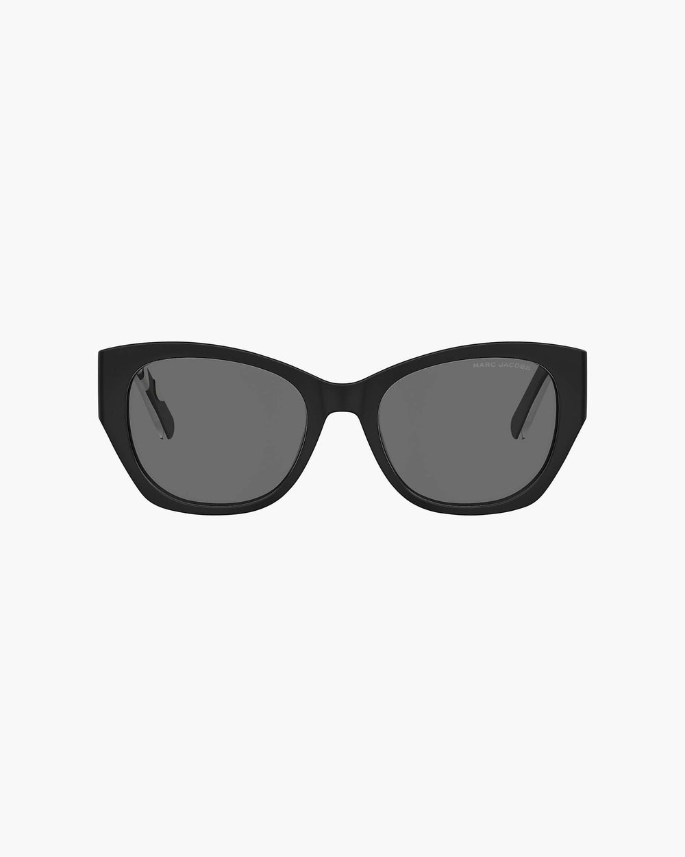 The Bold Logo Square Cat Eye Sunglasses - Black/White | Marc Jacobs online