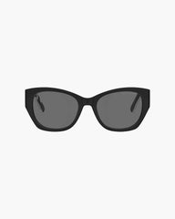 The Bold Logo Square Cat Eye Sunglasses - Black/White | Marc Jacobs online