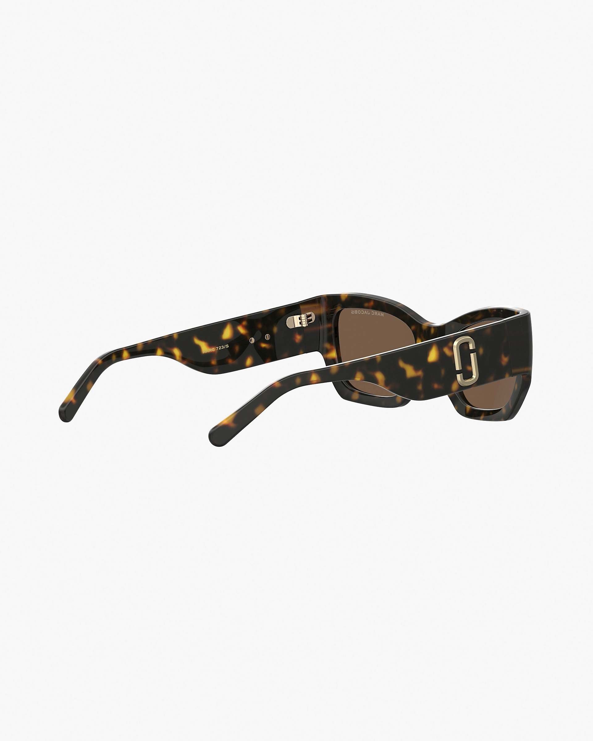The J Marc Square Cat Eye Sunglasses - Havana | Marc Jacobs online
