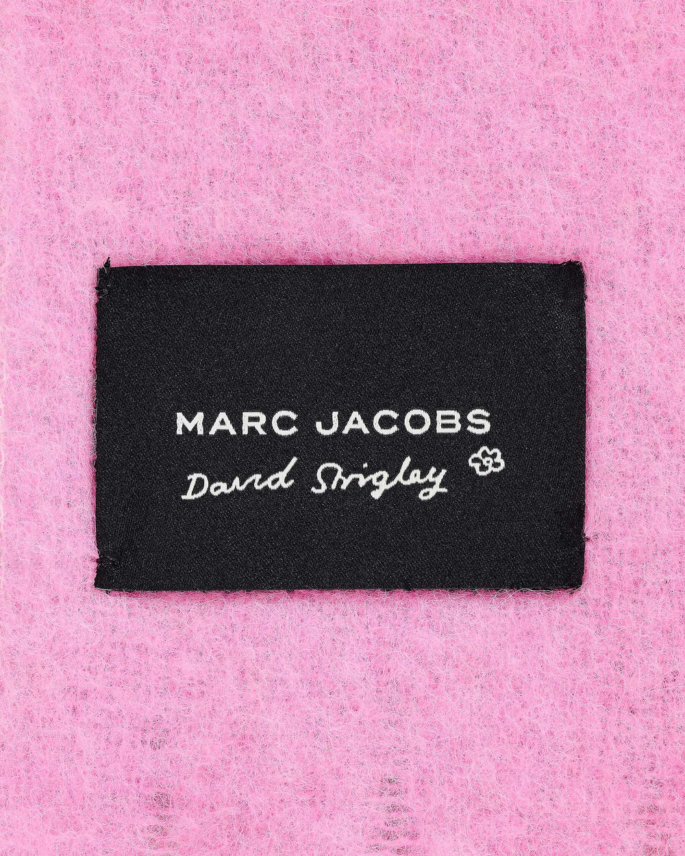 David Shrigley X Marc Jacobs Oh Rose Wool Scarf - Pink Multi | Marc Jacobs US