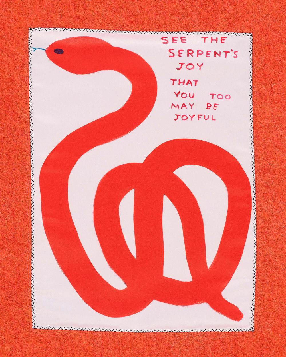 David Shrigley X Marc Jacobs Snake Wool Scarf - Orange Multi | Marc Jacobs sale