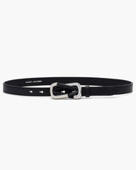 The Dual Belt - Black/Silver | Marc Jacobs online