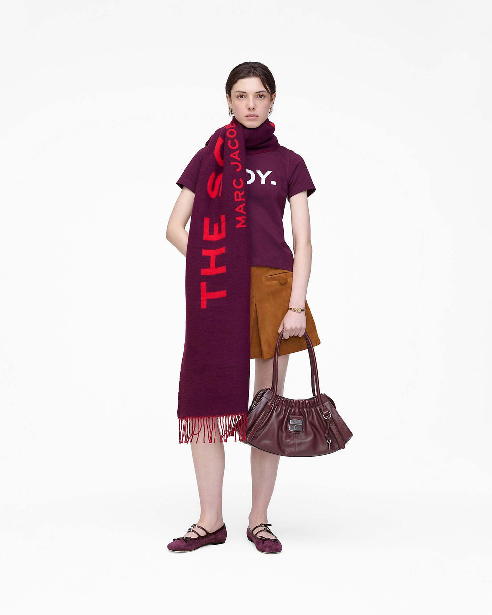 The Scarf - Dark Plum | Marc Jacobs for sale