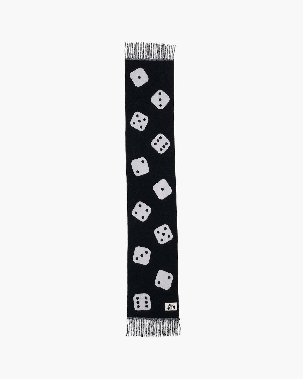 Derrick Adams X Marc Jacobs Dice Wool Scarf - Black Multi | Marc Jacobs on sale