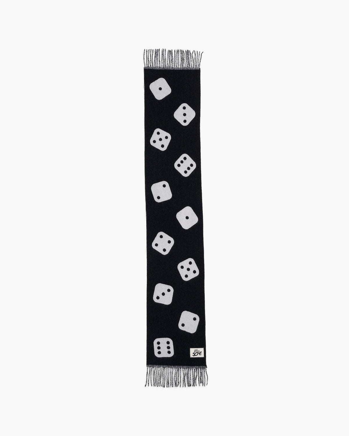 Derrick Adams X Marc Jacobs Dice Wool Scarf - Black Multi | Marc Jacobs on sale