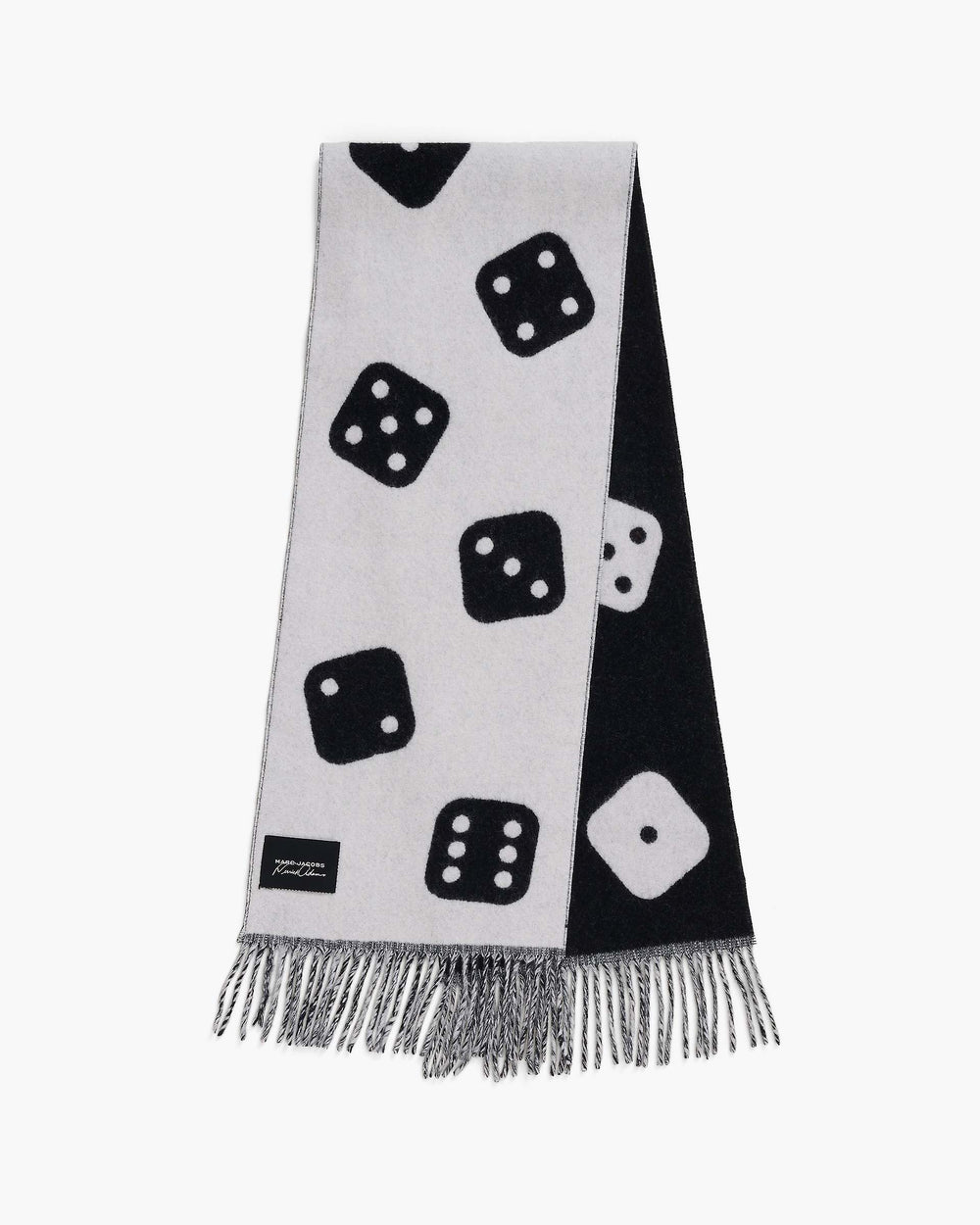 Derrick Adams X Marc Jacobs Dice Wool Scarf - Black Multi | Marc Jacobs on sale