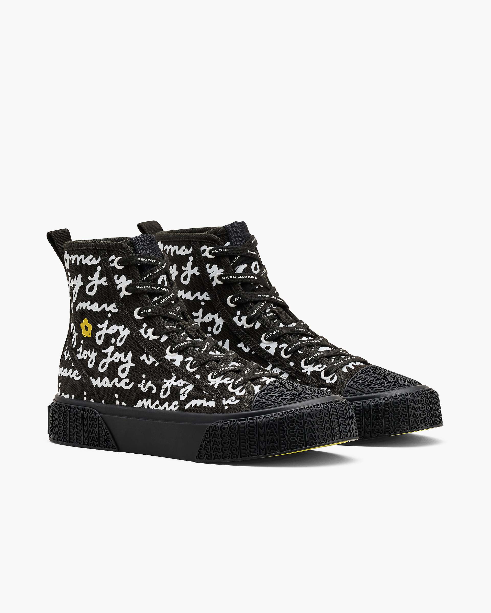 The Marc Is Joy Canvas Sneaker - Black Multi | Marc Jacobs online