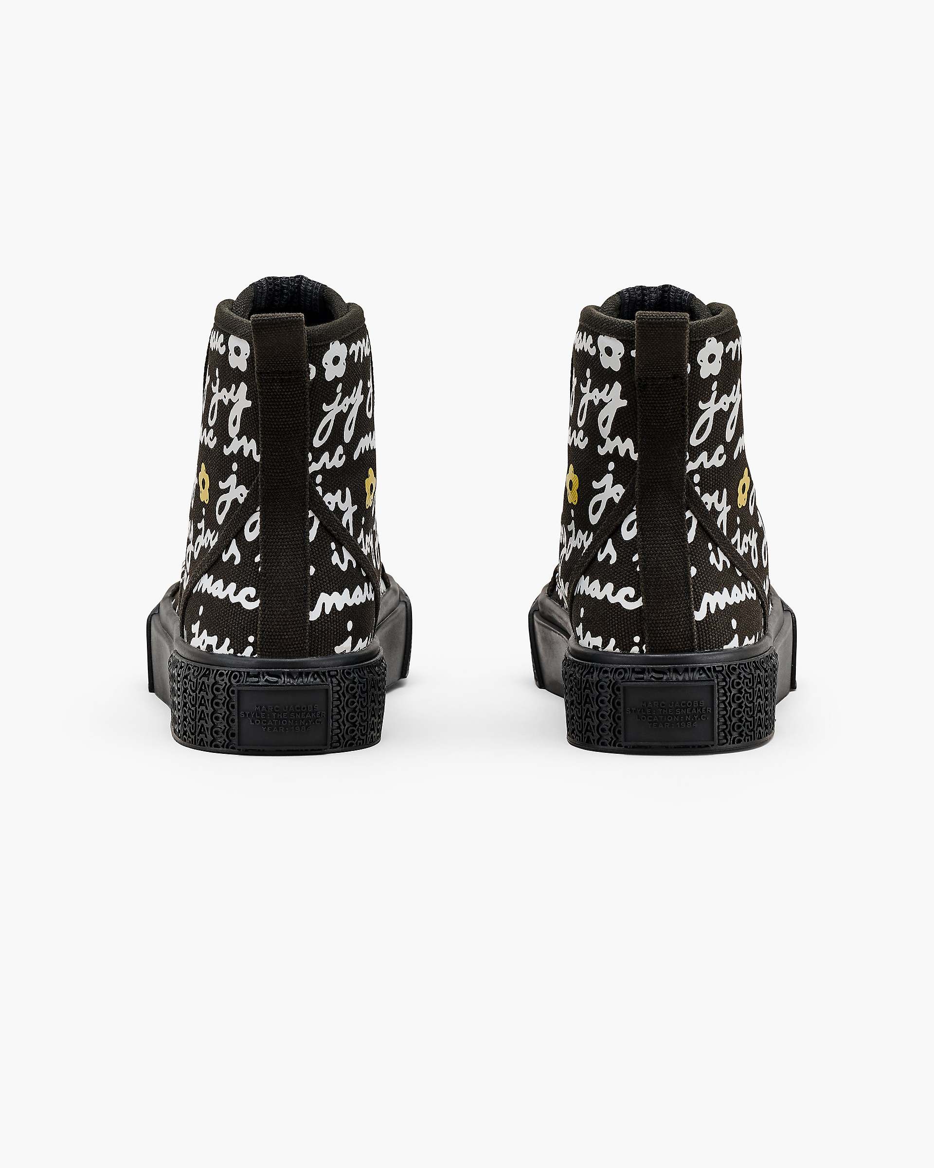 The Marc Is Joy Canvas Sneaker - Black Multi | Marc Jacobs online