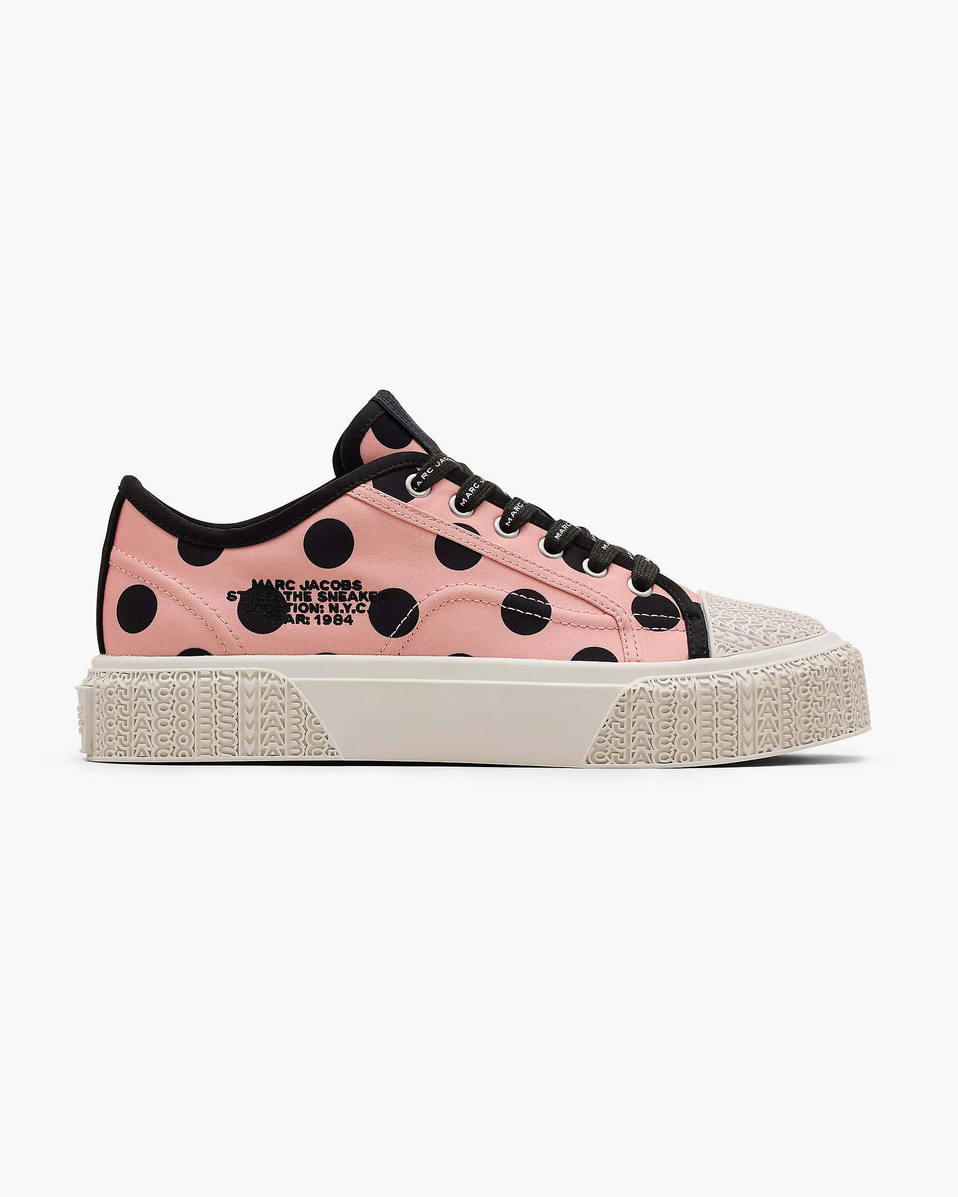 The Satin Dots Sneaker - Peach Multi | Marc Jacobs on sale