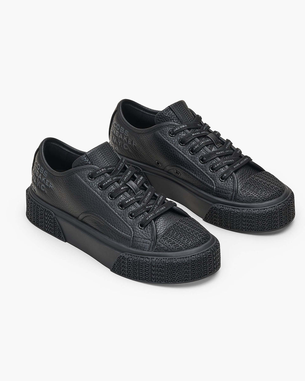 The Leather Sneaker - Black | Marc Jacobs US