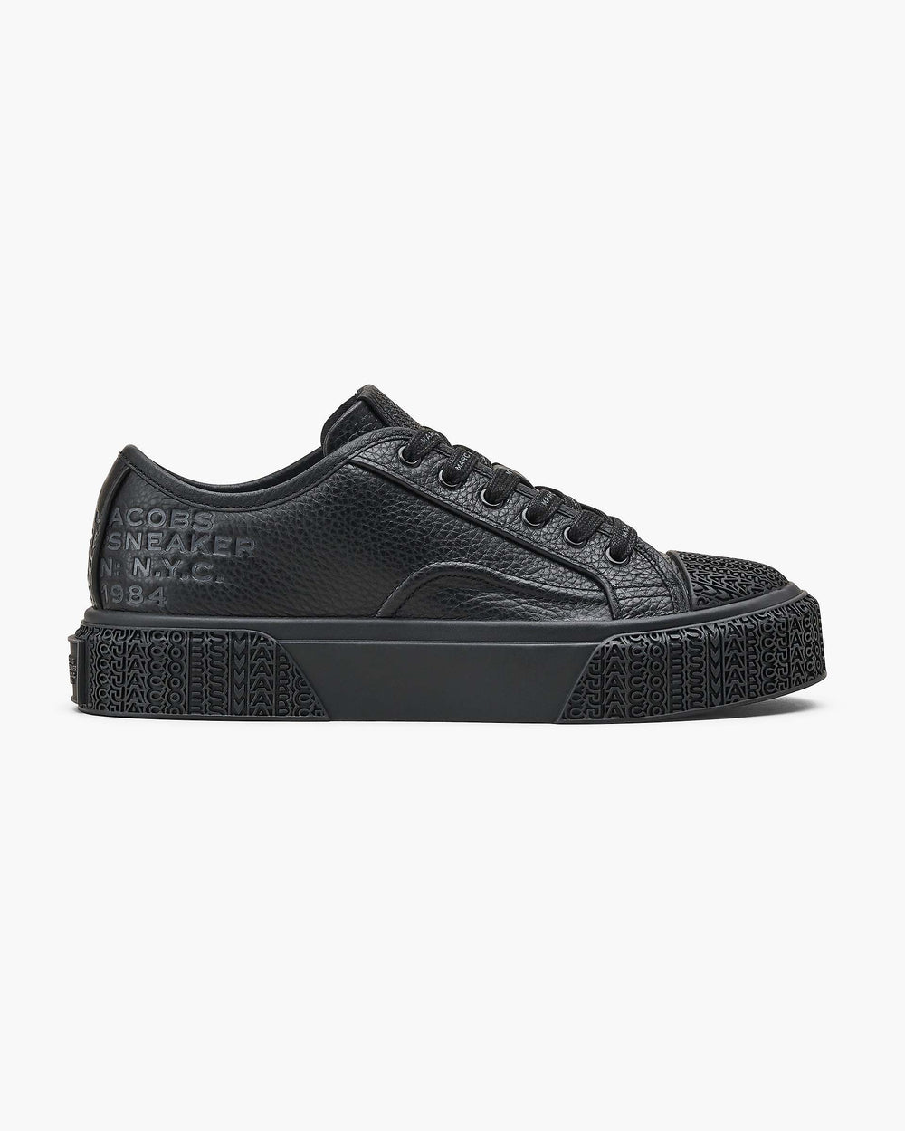 The Leather Sneaker - Black | Marc Jacobs US