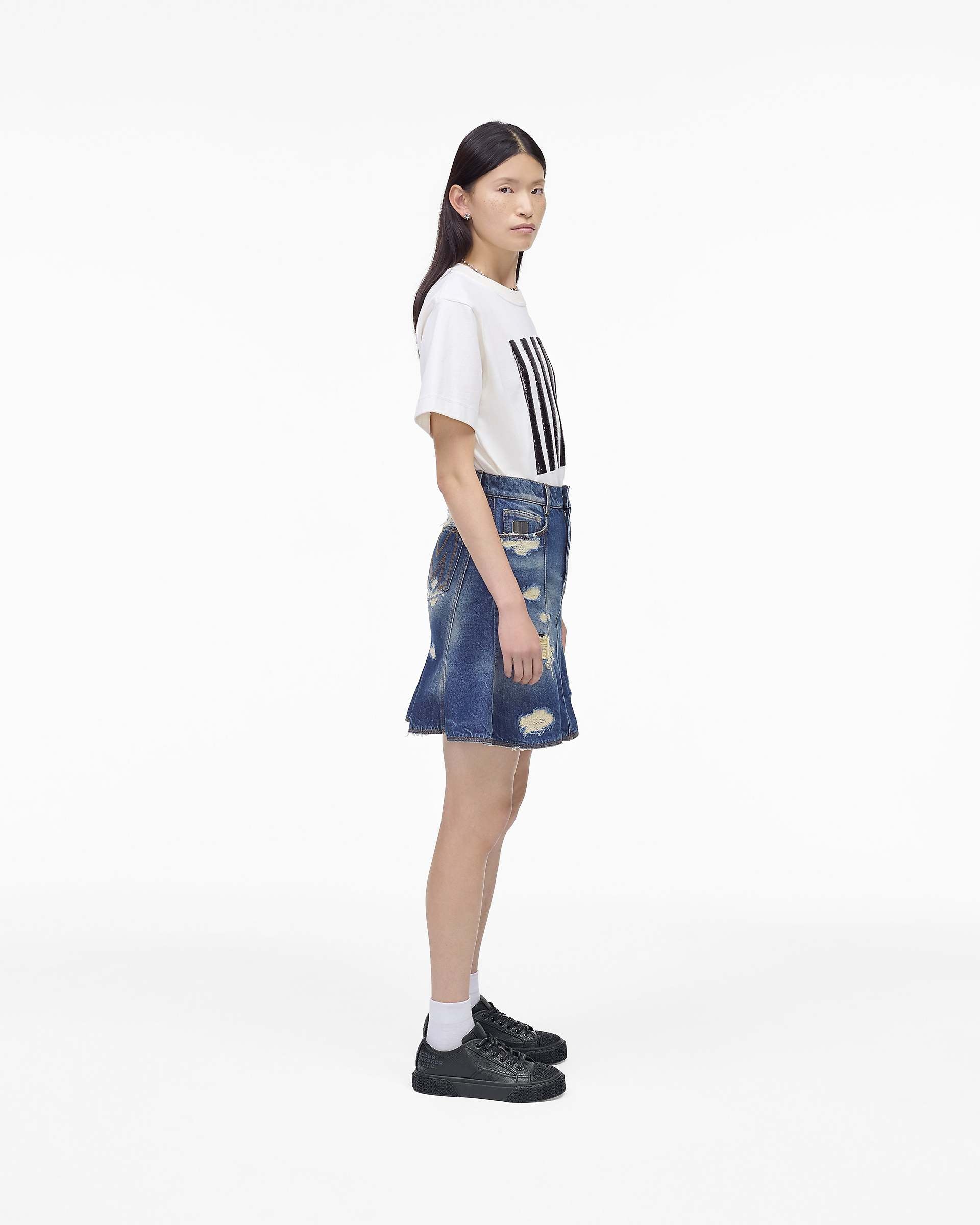 The Leather Sneaker - Black | Marc Jacobs US