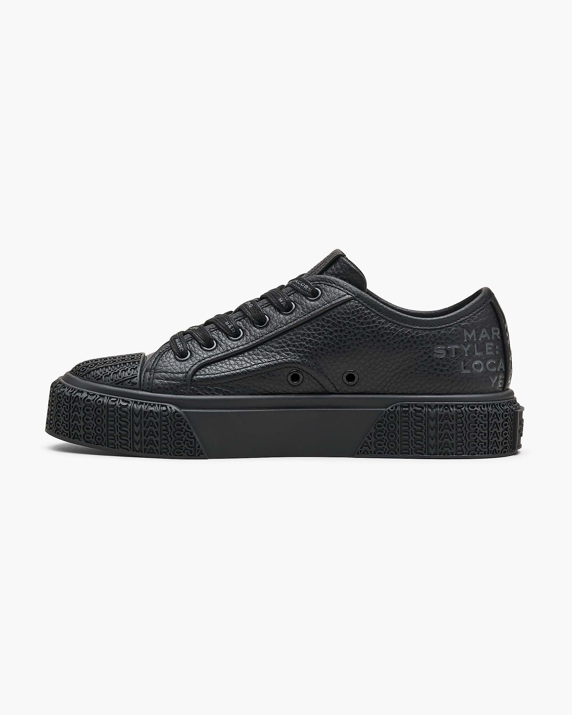 The Leather Sneaker - Black | Marc Jacobs US