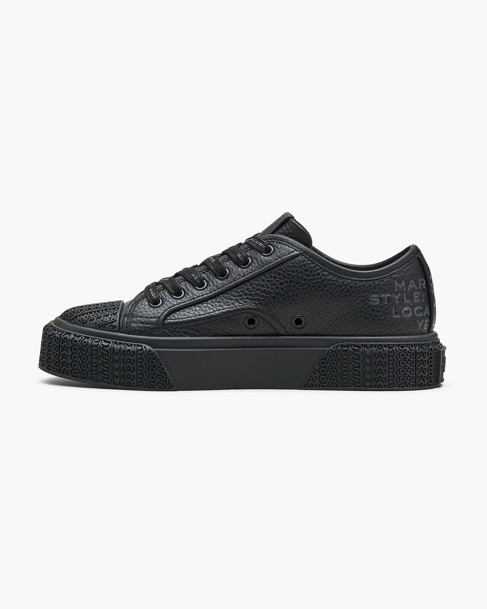 The Leather Sneaker - Black | Marc Jacobs US