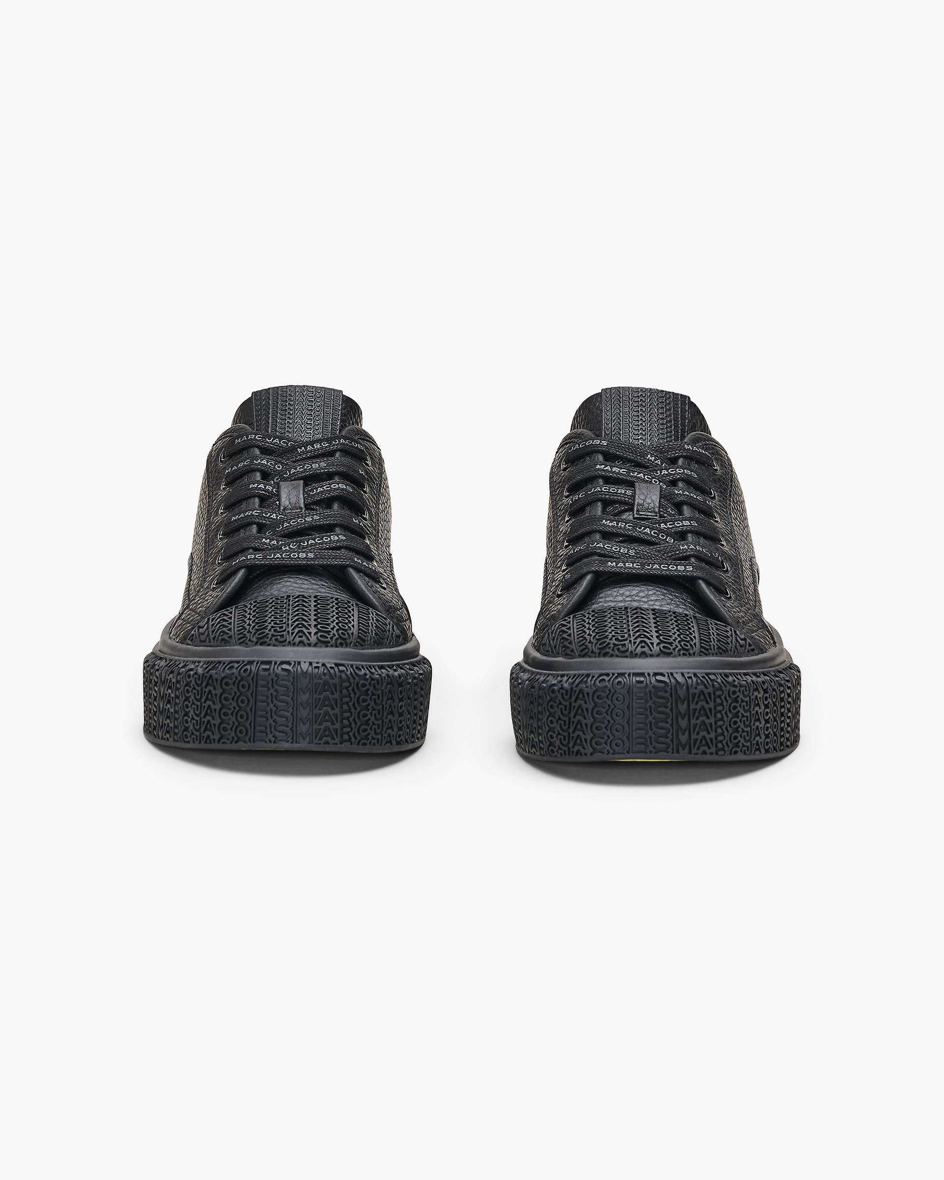 The Leather Sneaker - Black | Marc Jacobs US