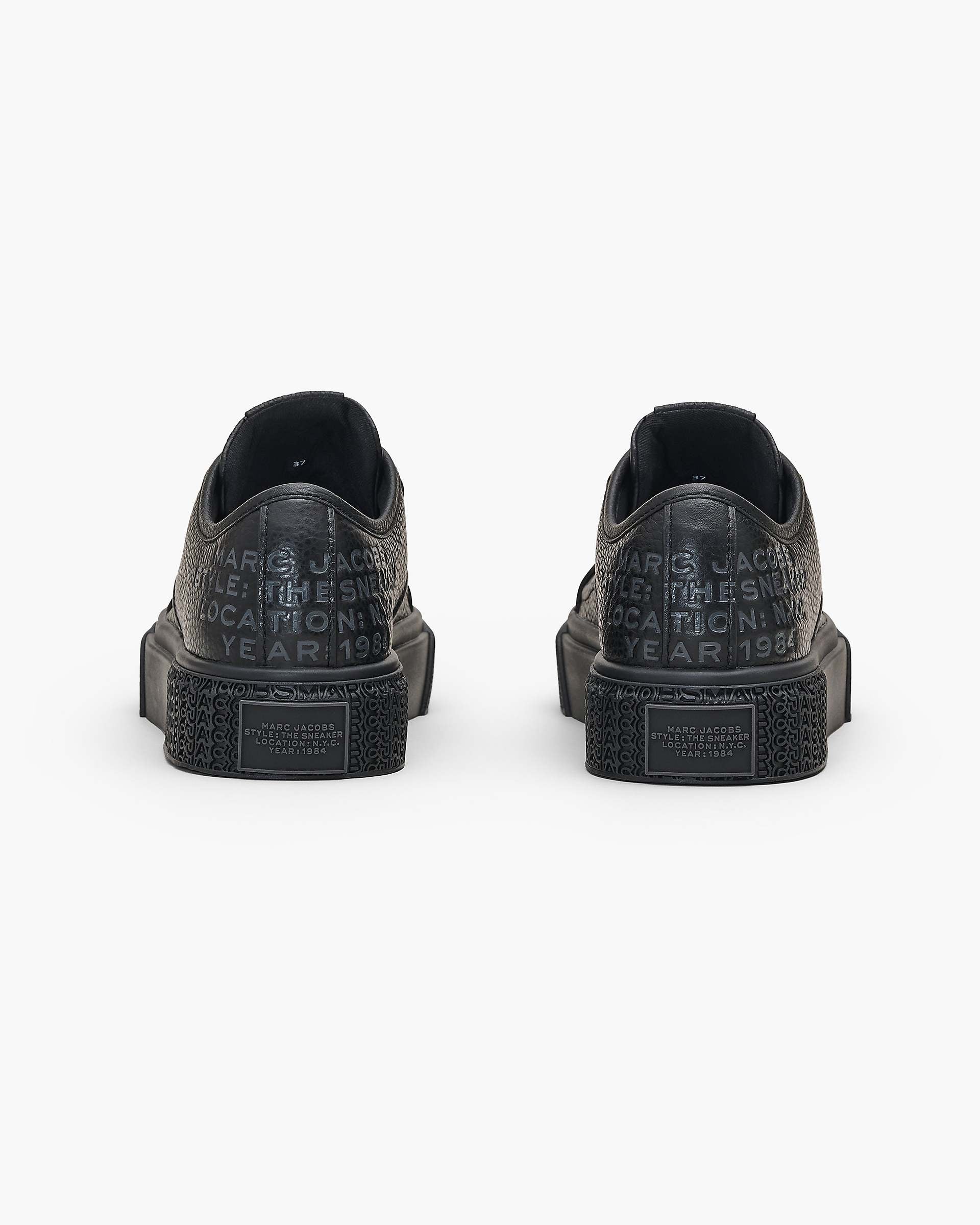 The Leather Sneaker - Black | Marc Jacobs US