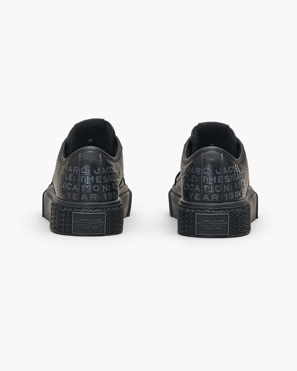 The Leather Sneaker - Black | Marc Jacobs US