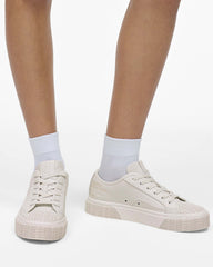 The Leather Sneaker - Cotton White | Marc Jacobs online