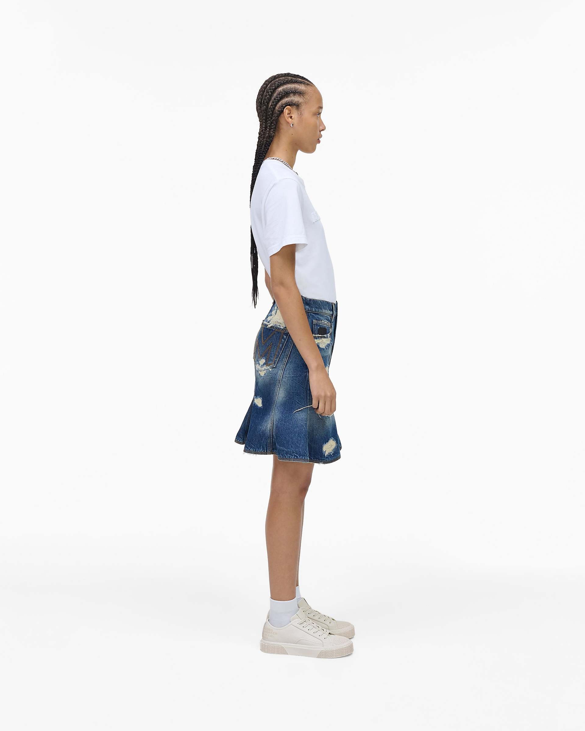 The Leather Sneaker - Cotton White | Marc Jacobs online