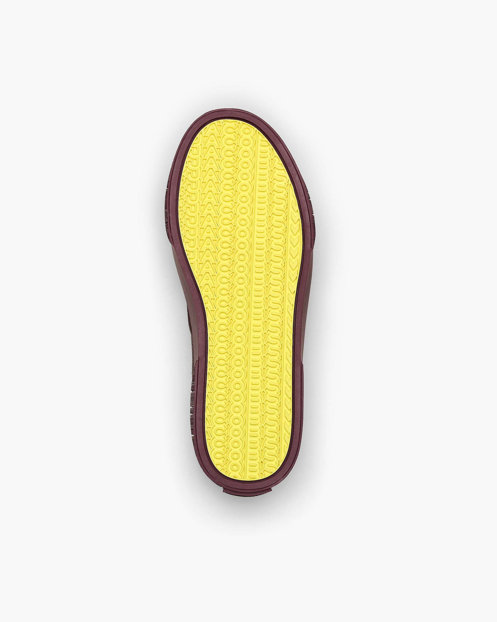 The Leather Sneaker - Dark Plum | Marc Jacobs discount