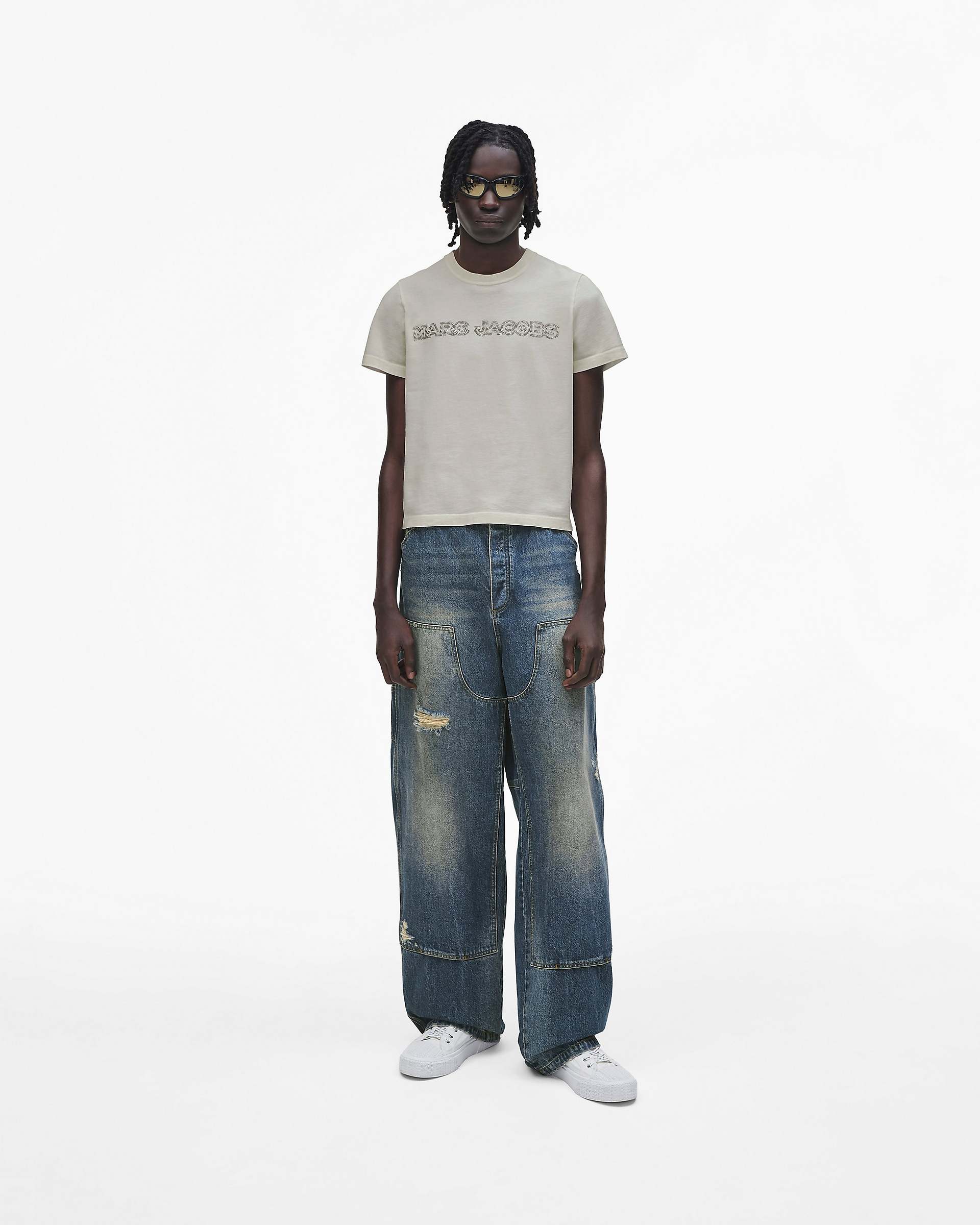 The High Top Sneaker - White|White | Marc Jacobs online