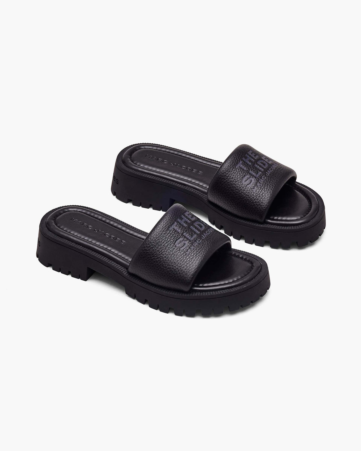 The Lug Sole Slide - Black | Marc Jacobs on sale