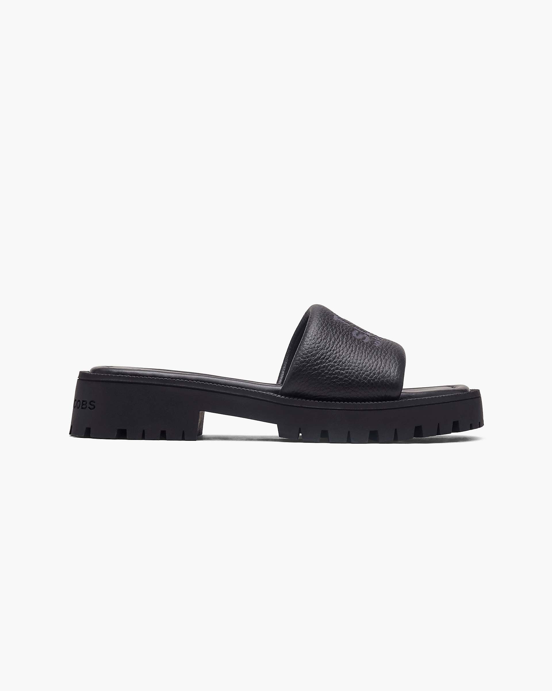 The Lug Sole Slide - Black | Marc Jacobs on sale