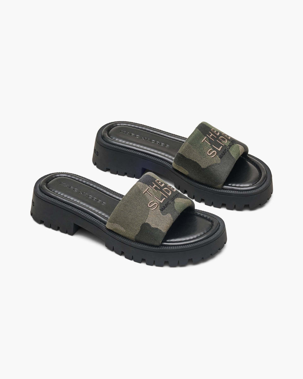 The Camo Jacquard Lug Sole Slide - Camo Multi | Marc Jacobs US