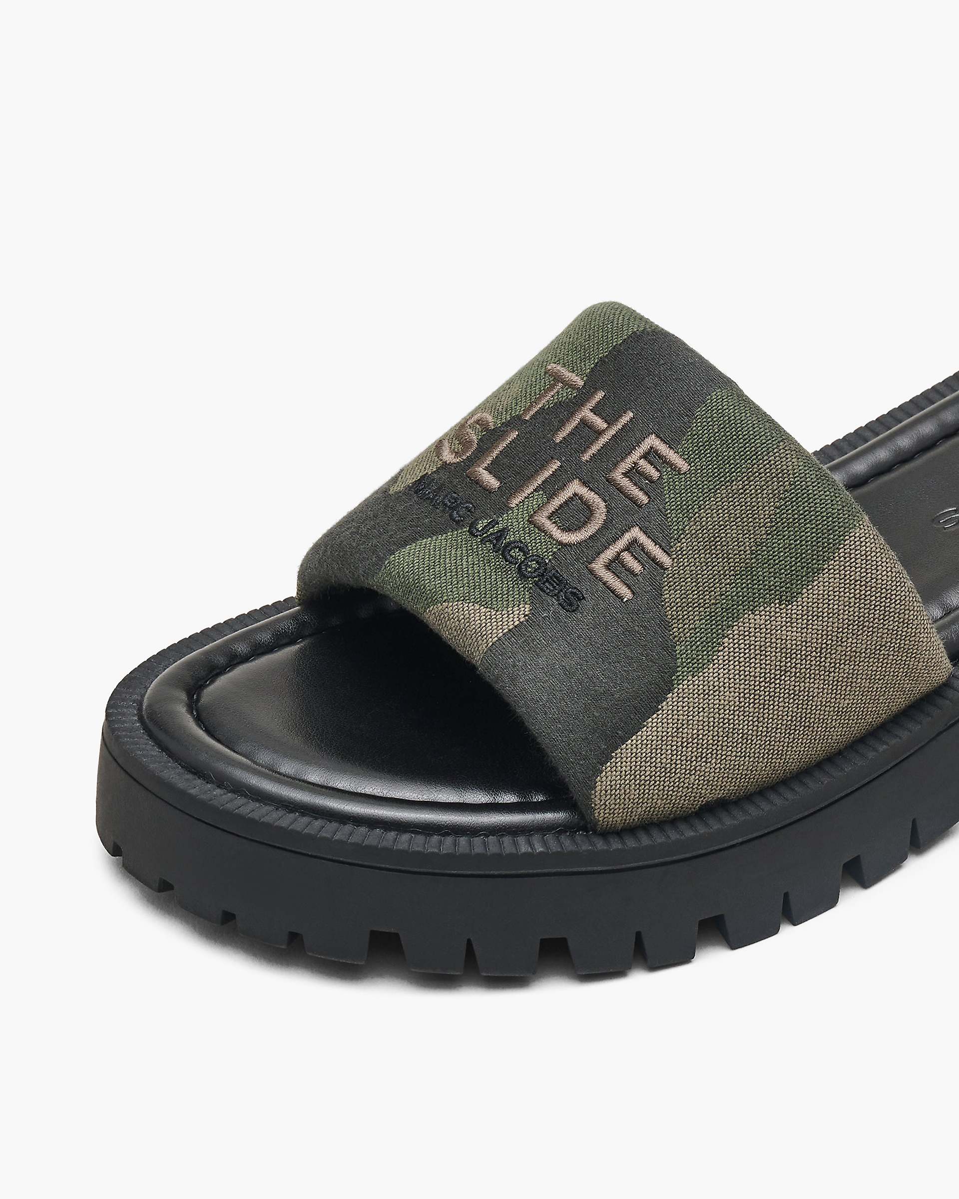 The Camo Jacquard Lug Sole Slide - Camo Multi | Marc Jacobs US