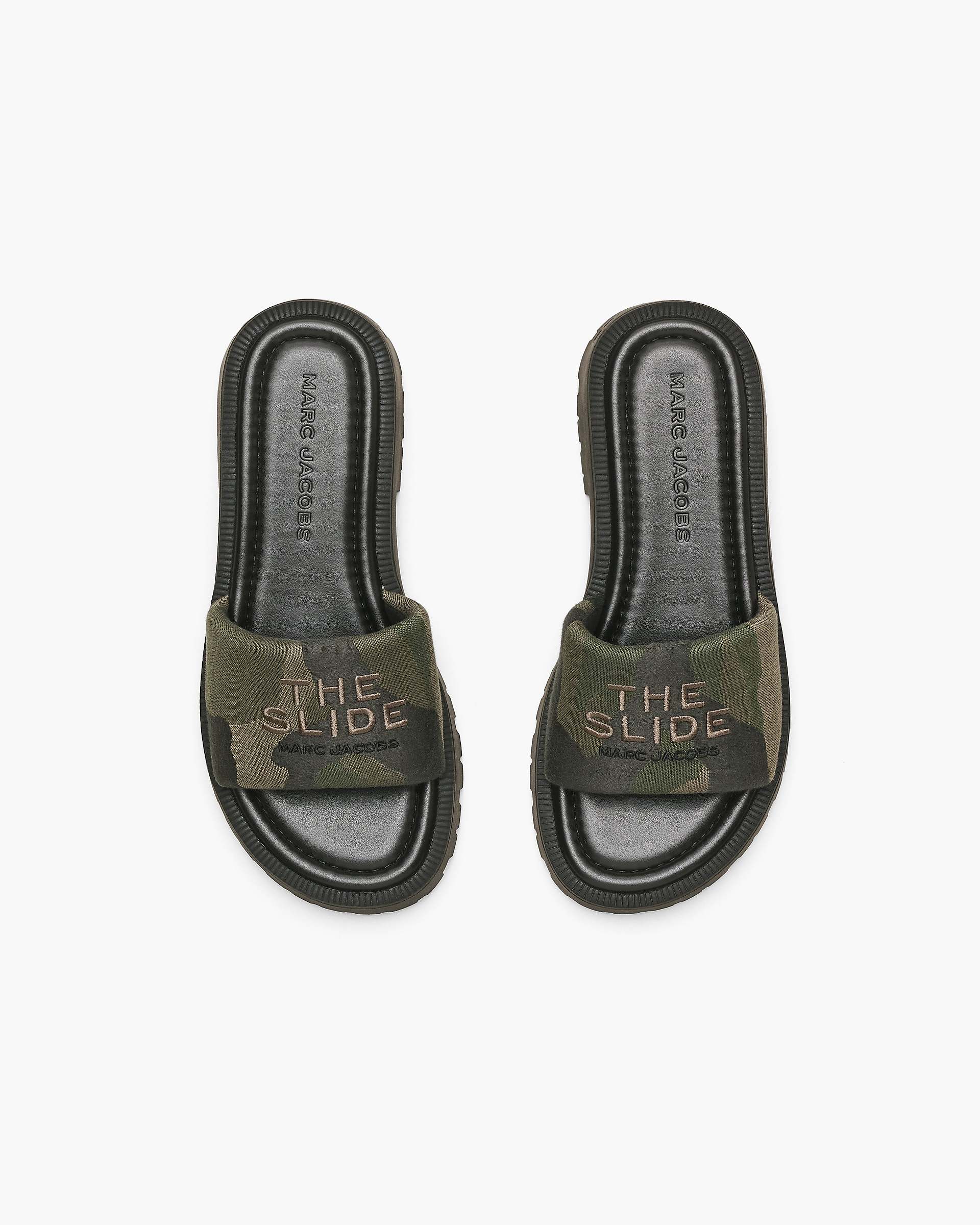 The Camo Jacquard Lug Sole Slide - Camo Multi | Marc Jacobs US