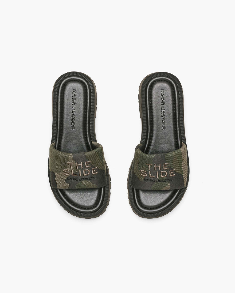 The Camo Jacquard Lug Sole Slide - Camo Multi | Marc Jacobs US