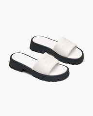 The Lug Sole Slide - Bright White | Marc Jacobs online