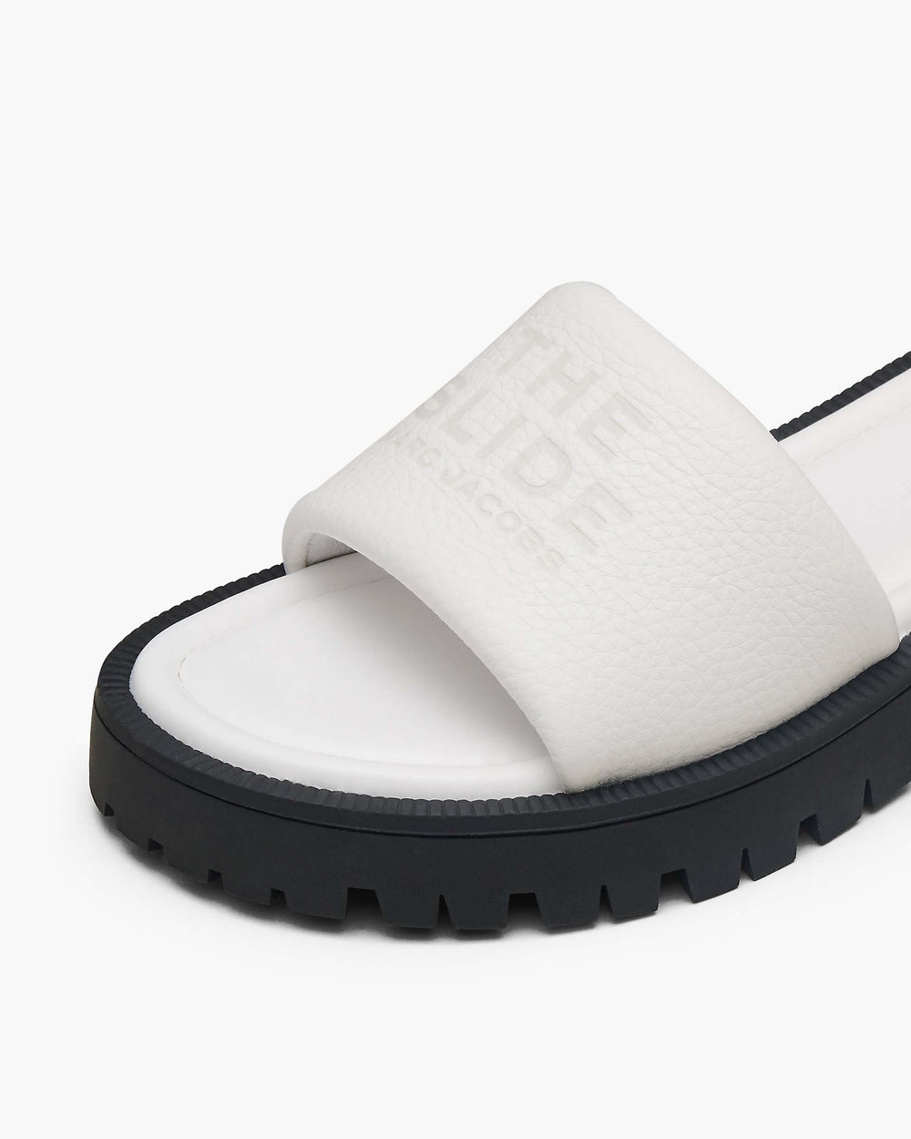 The Lug Sole Slide - Bright White | Marc Jacobs online