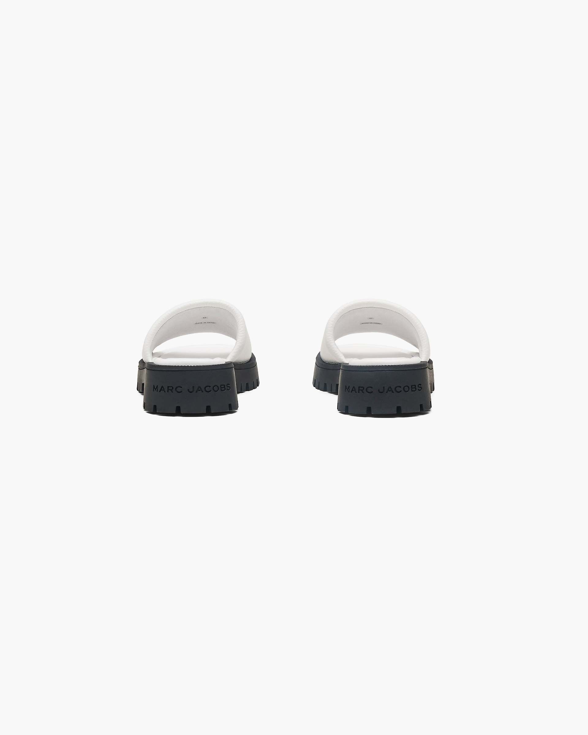 The Lug Sole Slide - Bright White | Marc Jacobs online